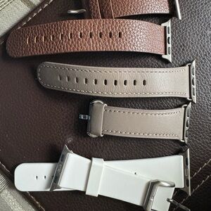 Natural Leather Belt for Apple Watch X3